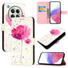For Infinix Zero 40 4G / 5G 3D Painting Horizontal Flip Leather Phone Case(Flower) - 1