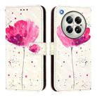 For Infinix Zero 40 4G / 5G 3D Painting Horizontal Flip Leather Phone Case(Flower) - 2