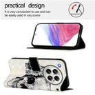 For Infinix Zero 40 4G / 5G 3D Painting Horizontal Flip Leather Phone Case(Skull) - 3