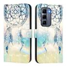 For Infinix Hot 50 Pro+ 4G 3D Painting Horizontal Flip Leather Phone Case(Dream Wind Chimes) - 2