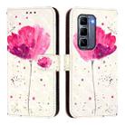 For Infinix Hot 50 Pro+ 4G 3D Painting Horizontal Flip Leather Phone Case(Flower) - 2