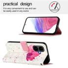 For Infinix Smart 10 4G / Tecno Pop 10 3D Painting Horizontal Flip Leather Phone Case(Flower) - 3