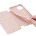 For iPhone 12 Pro Max DUX DUCIS Skin X Series PU + TPU Horizontal Flip Leather Case with Holder & Card Slots(Pink) - 6