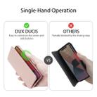 For iPhone 12 Pro Max DUX DUCIS Skin X Series PU + TPU Horizontal Flip Leather Case with Holder & Card Slots(Pink) - 10