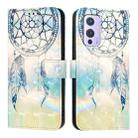 For OnePlus 9 3D Painting Horizontal Flip Leather Phone Case(Dream Wind Chimes) - 2