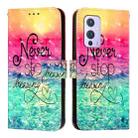 For OnePlus 9 3D Painting Horizontal Flip Leather Phone Case(Chasing Dreams) - 2