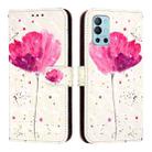 For OnePlus 9R / OnePlus 8T 3D Painting Horizontal Flip Leather Phone Case(Flower) - 2