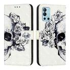 For OnePlus 9R / OnePlus 8T 3D Painting Horizontal Flip Leather Phone Case(Skull) - 2