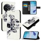 For OnePlus 11 3D Painting Horizontal Flip Leather Phone Case(Skull) - 1