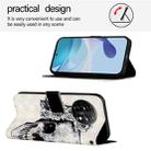 For OnePlus 11 3D Painting Horizontal Flip Leather Phone Case(Skull) - 3