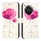 For OnePlus 12 Global 3D Painting Horizontal Flip Leather Phone Case(Flower) - 2