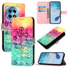 For OnePlus 12R Global 3D Painting Horizontal Flip Leather Phone Case(Chasing Dreams) - 1