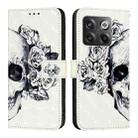 For OnePlus Ace Pro / 10T Global 3D Painting Horizontal Flip Leather Phone Case(Skull) - 2