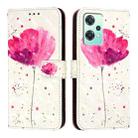 For OnePlus Nord 2 Lite / Nord CE 2 Lite 5G 3D Painting Horizontal Flip Leather Phone Case(Flower) - 2