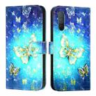 For OnePlus Nord CE 5G 3D Painting Horizontal Flip Leather Phone Case(Golden Butterfly) - 2