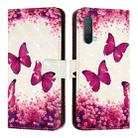 For OnePlus Nord CE 5G 3D Painting Horizontal Flip Leather Phone Case(Rose Butterfly) - 2