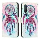 For OnePlus Nord CE 5G 3D Painting Horizontal Flip Leather Phone Case(Color Drop Wind Chimes) - 2