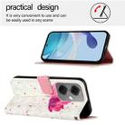 For OnePlus Nord CE3 India 3D Painting Horizontal Flip Leather Phone Case(Flower) - 3