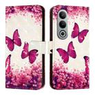 For OnePlus Nord CE4 3D Painting Horizontal Flip Leather Phone Case(Rose Butterfly) - 2