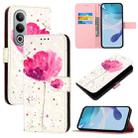 For OnePlus Nord CE4 3D Painting Horizontal Flip Leather Phone Case(Flower) - 1