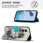 For OnePlus Nord CE4 3D Painting Horizontal Flip Leather Phone Case(Grey Owl) - 3
