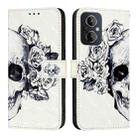 For OnePlus Nord N20 5G 3D Painting Horizontal Flip Leather Phone Case(Skull) - 2