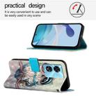 For OnePlus Nord N300 3D Painting Horizontal Flip Leather Phone Case(Grey Owl) - 3