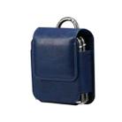 Folding Screen Mobile Phone Waist Hanging Universal Clutch Bag(Blue) - 1