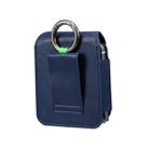 Folding Screen Mobile Phone Waist Hanging Universal Clutch Bag(Blue) - 3