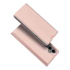 For Samsung Galaxy S24 FE 5G DUX DUCIS Skin Pro Series Flip Leather Phone Case(Pink) - 1