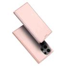 For Samsung Galaxy S25 Ultra 5G DUX DUCIS Skin Pro Series Flip Leather Phone Case(Pink) - 1