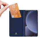 For Samsung Galaxy S25+ 5G DUX DUCIS Skin Pro Series Flip Leather Phone Case(Blue) - 3
