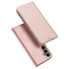 For Samsung Galaxy S25+ 5G DUX DUCIS Skin Pro Series Flip Leather Phone Case(Pink) - 1