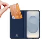 For Samsung Galaxy S25 Edge 5G DUX DUCIS Skin Pro Series Flip Leather Phone Case(Blue) - 3