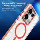 For Xiaomi Redmi Note 13 Pro 5G Dual-Color Clear Acrylic Hybrid TPU MagSafe Phone Case(Orange) - 3
