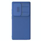 For Samsung Galaxy S25 Ultra 5G NILLKIN Black Mirror Pro Series Camshield PC Phone Case(Blue) - 1