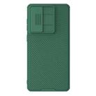 For Samsung Galaxy S25 Edge 5G NILLKIN Black Mirror Pro Series Camshield PC Phone Case(Green) - 1