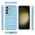 For Samsung Galaxy S24 FE 5G Magic Shield TPU + Flannel Phone Case(Light Blue) - 3