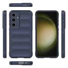 For Samsung Galaxy S24 FE 5G Magic Shield TPU + Flannel Phone Case(Dark Blue) - 3