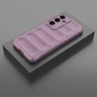 For Samsung Galaxy S25 5G Magic Shield TPU + Flannel Phone Case(Purple) - 2