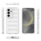 For Samsung Galaxy S25 5G Magic Shield TPU + Flannel Phone Case(White) - 3