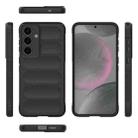For Samsung Galaxy S25+ 5G Magic Shield TPU + Flannel Phone Case(Black) - 3
