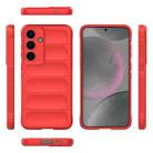 For Samsung Galaxy S25+ 5G Magic Shield TPU + Flannel Phone Case(Red) - 3