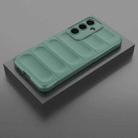 For Samsung Galaxy S25+ 5G Magic Shield TPU + Flannel Phone Case(Dark Green) - 2