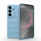 For Samsung Galaxy S25+ 5G Magic Shield TPU + Flannel Phone Case(Light Blue) - 1