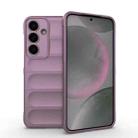 For Samsung Galaxy S25+ 5G Magic Shield TPU + Flannel Phone Case(Purple) - 1
