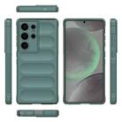 For Samsung Galaxy S25 Ultra 5G Magic Shield TPU + Flannel Phone Case(Dark Green) - 3