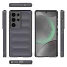 For Samsung Galaxy S25 Ultra 5G Magic Shield TPU + Flannel Phone Case(Dark Grey) - 3