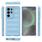 For Samsung Galaxy S25 Ultra 5G Magic Shield TPU + Flannel Phone Case(Light Blue) - 3