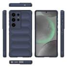 For Samsung Galaxy S25 Ultra 5G Magic Shield TPU + Flannel Phone Case(Dark Blue) - 3